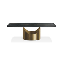 Load image into Gallery viewer, Lexi&amp;Rani Black 7pcDiningRoomSet (Matte Sintered Stone)