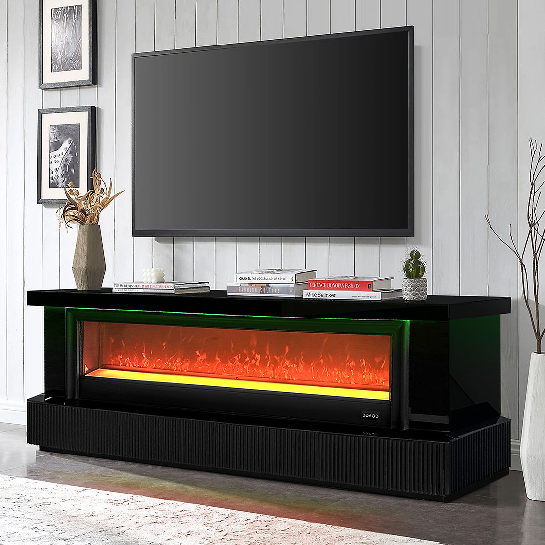 A-F03 Pebble LED/BLUETOOTH Fireplace