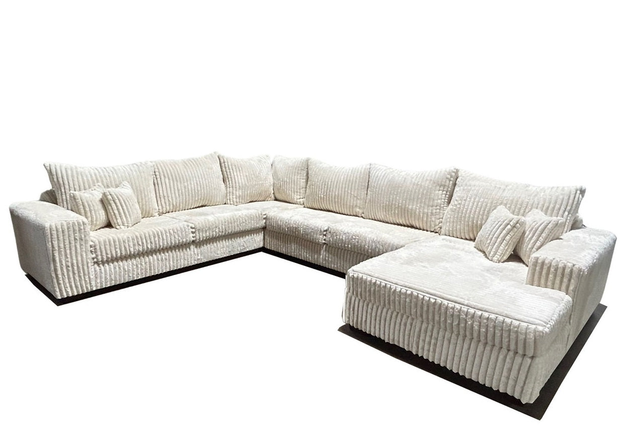 Texan Ivory 4pc Sectional S320