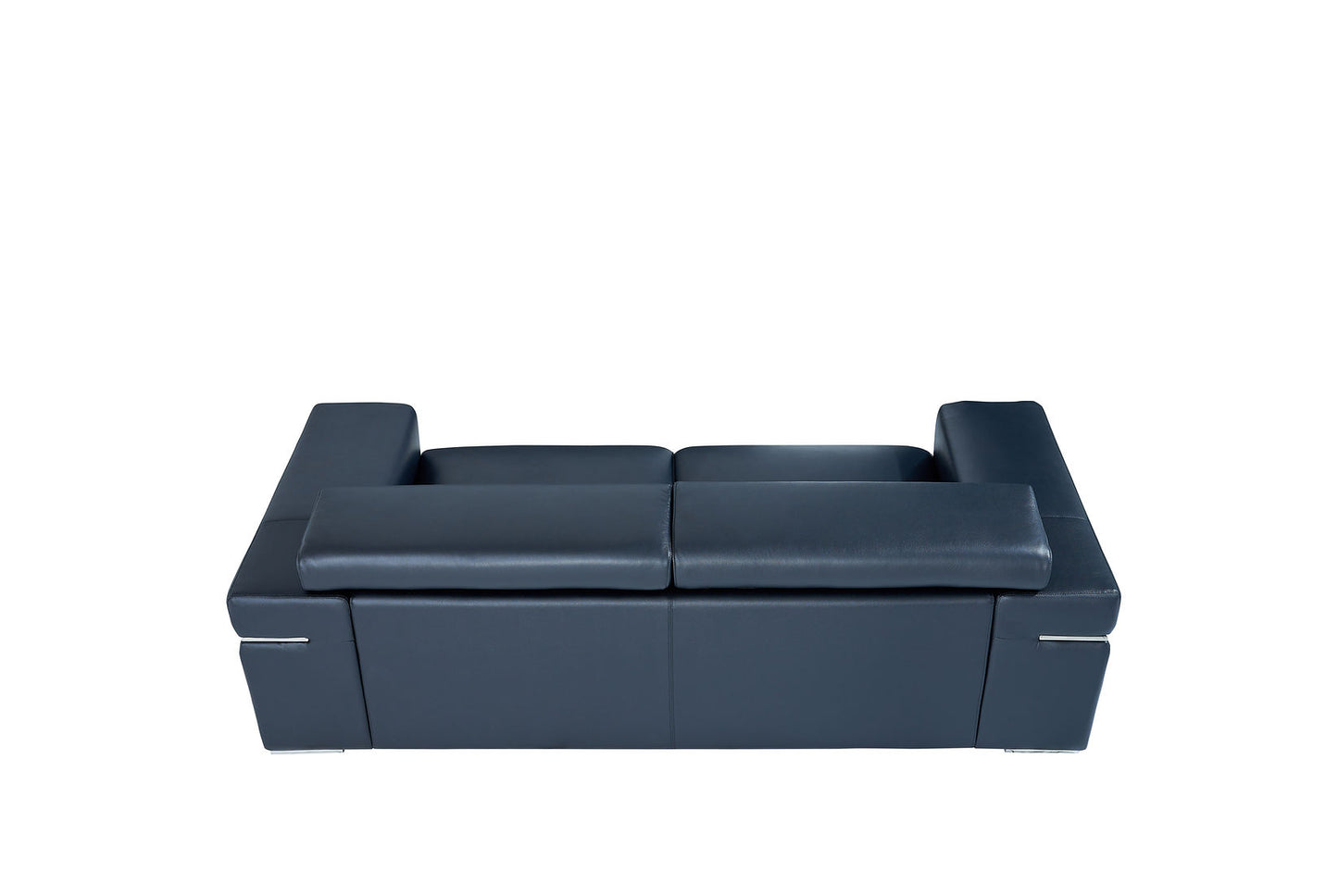 Soho Black LEATHER MATCH Sofa and Loveseat S8020