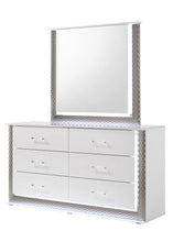 Load image into Gallery viewer, Dina White LED Platform Bedroom Set B79