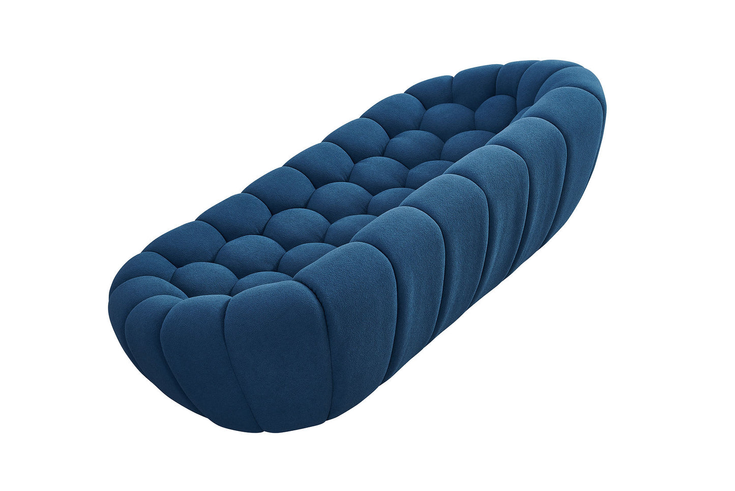 Bubbles Blue Teddy Sofa and Loveseat MI-2126