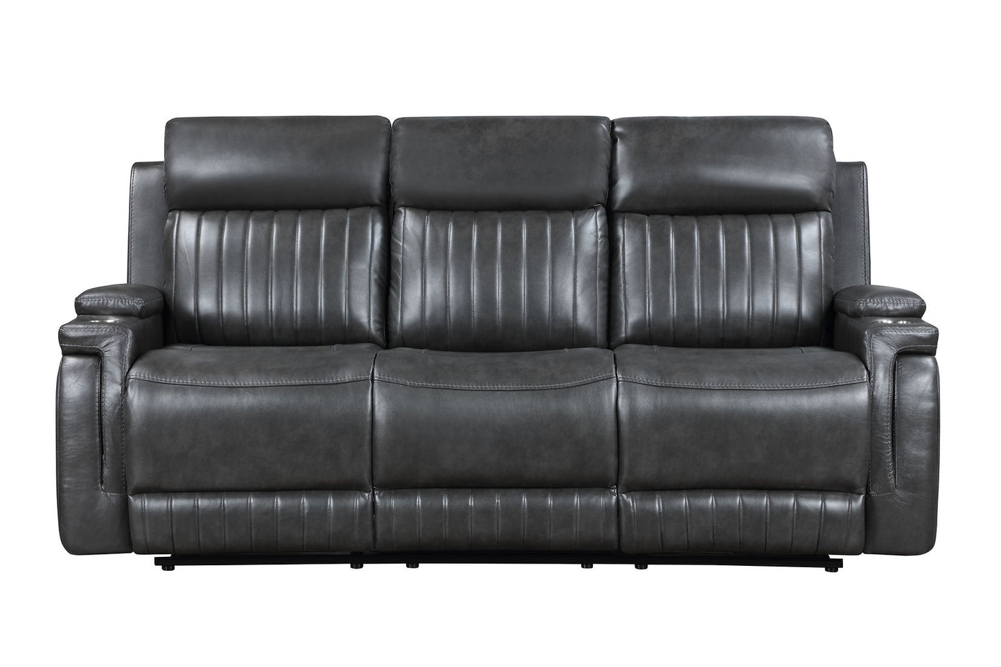 Ethan Dark Grey 3pc Reclining Set S2121