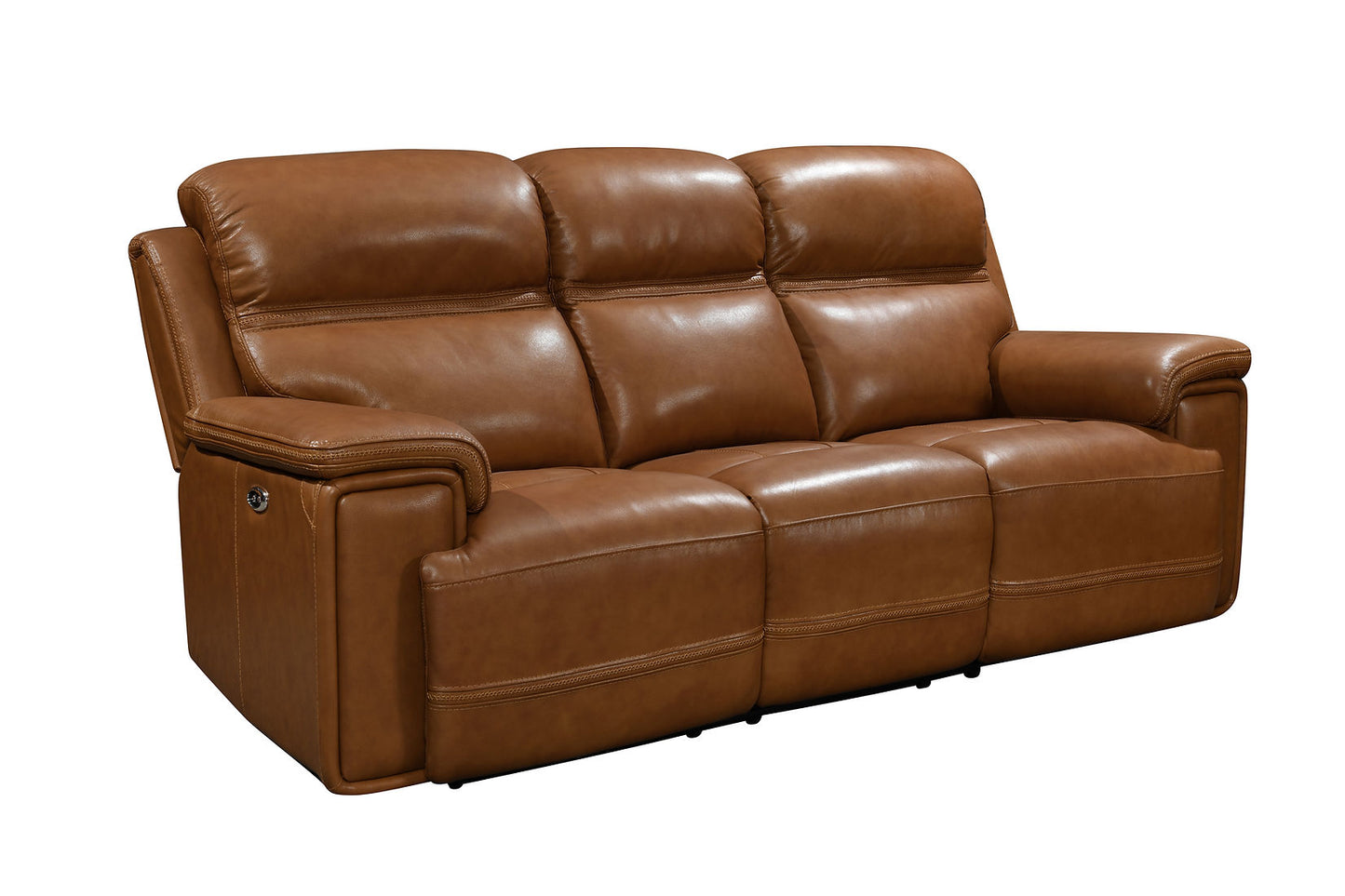 El Paso Brown POWER/LEATHER 3pc Reclining Set S7275