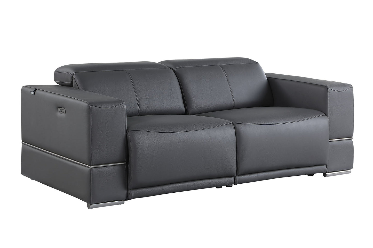 Franco Dark Grey POWER 3pc Reclining Set MI-1122