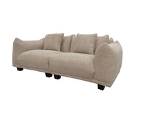 Load image into Gallery viewer, Homey Brown Fabric OVERSIZED Sofa &amp; Chair S3131