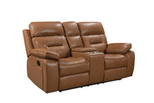 Load image into Gallery viewer, Dallas  Camel Reclining Sofa and Loveseat S8232