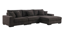 Load image into Gallery viewer, Comfy Grey Chenille 3pc Sectional S859