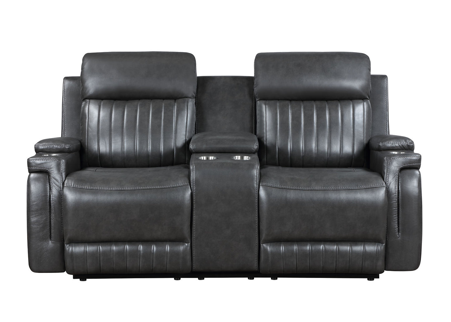 Ethan Dark Grey 3pc Reclining Set S2121