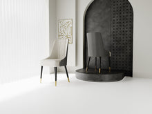 Load image into Gallery viewer, Lexi&amp;Rani Black 7pcDiningRoomSet (Matte Sintered Stone)