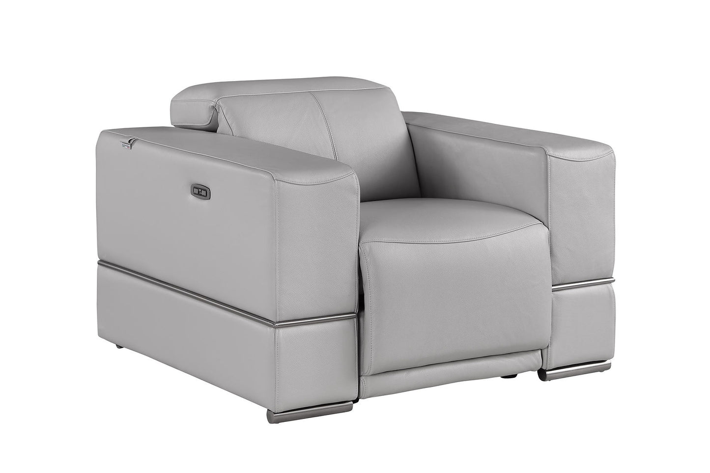 Franco Light Grey POWER 3pc Reclining Set MI-1122