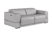 Load image into Gallery viewer, Franco Light Grey POWER 3pc Reclining Set MI-1122