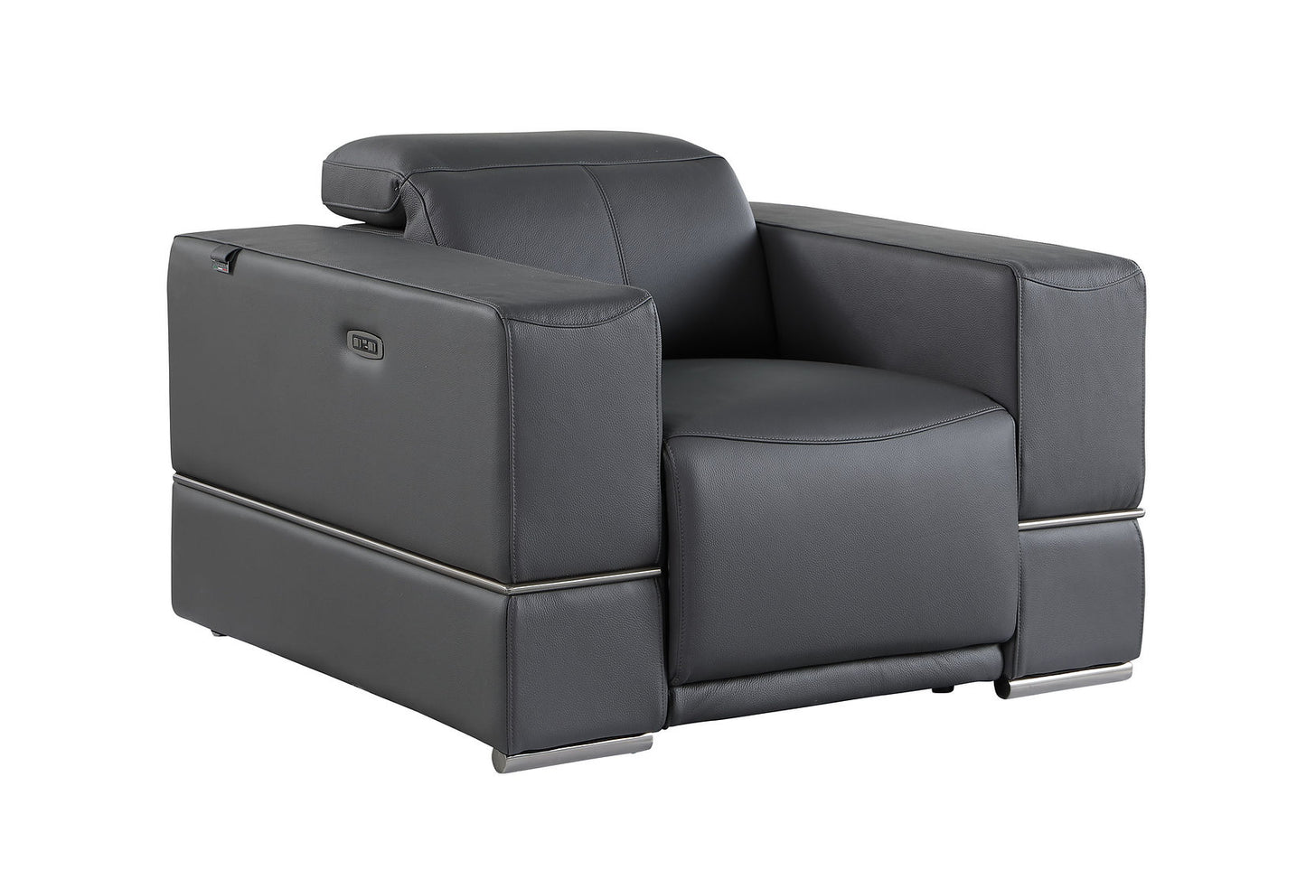 Franco Dark Grey POWER 3pc Reclining Set MI-1122