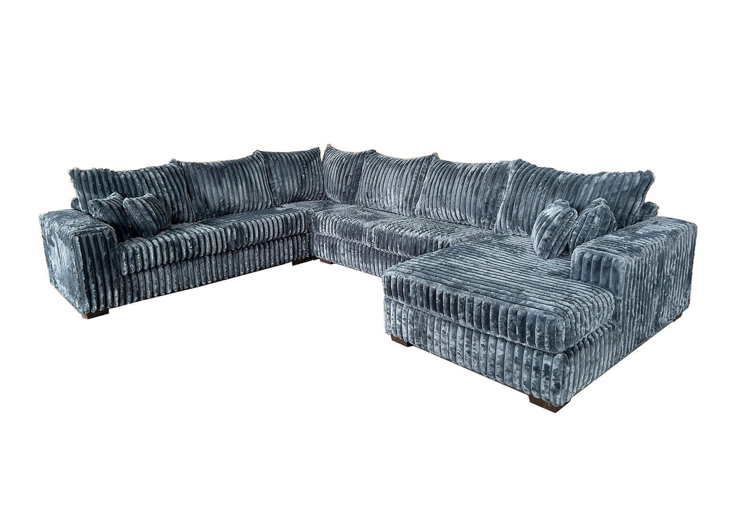 Texan Grey 4pc Sectional S320