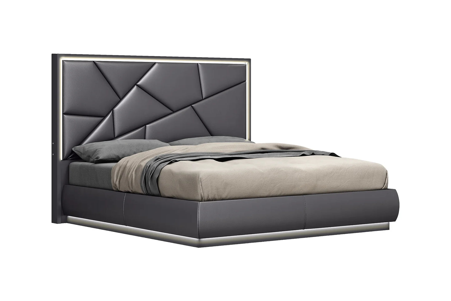 Zoe Collection Graphite Italian Bedroom Set B89