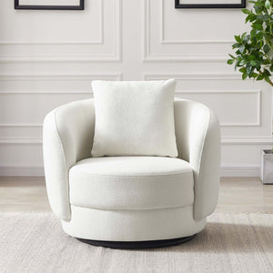 Dylan Cream Boucle Lounge Chair