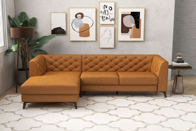 Carter Genuine Leather Sectional