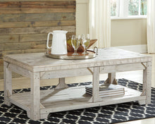 Load image into Gallery viewer, Fregine Whitewash Coffee Table with Lift Top