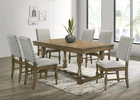 Greyson Brown 7pc  Dining Room Set