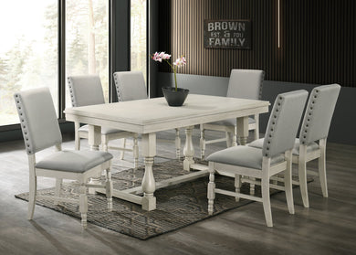 Greyson White 7pc Dining Room Set
