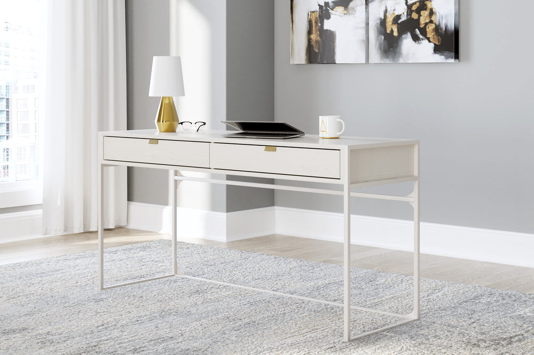 Deznee White Office Desk H162-44