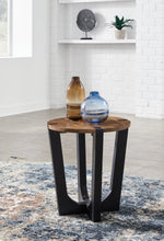 Load image into Gallery viewer, Hanneforth Brown/Black 3pc Coffee Table Set T726