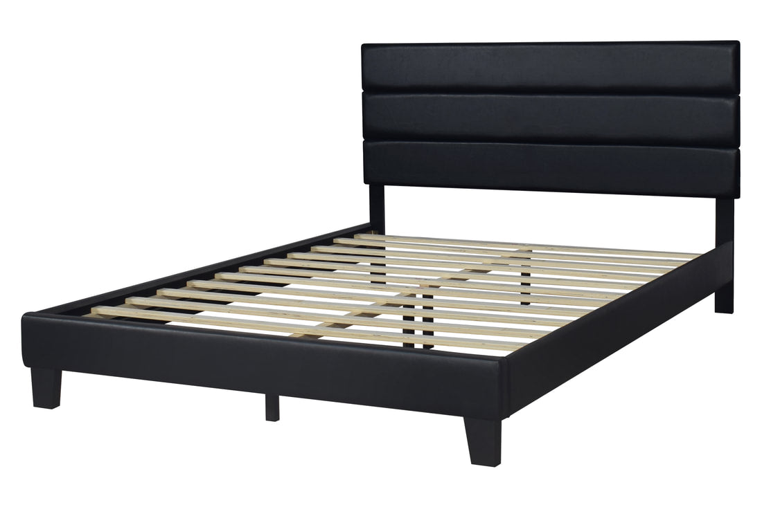 HH620 Black Platform Bed Queen