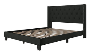 Katy Queen Platform Bed Charcoal HH760