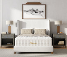 Load image into Gallery viewer, Cashmere 14&quot; Full Cool Gel Hybrid Pillow Top Mattress (Medium-Firm)