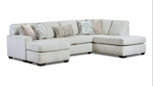 4010 Cashmere Fabric Sectional