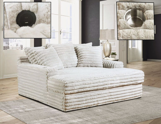 Beige/Fog Chaise Lounge (OVERSIZE) 4500