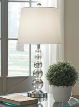Load image into Gallery viewer, Joaquin Clear/Silver Finish Table Lamp (Set of 2)    L428084
