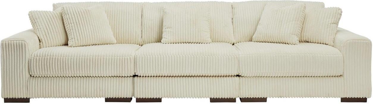 Lindyn Ivory 137" 3pc Modular Sofa 21104