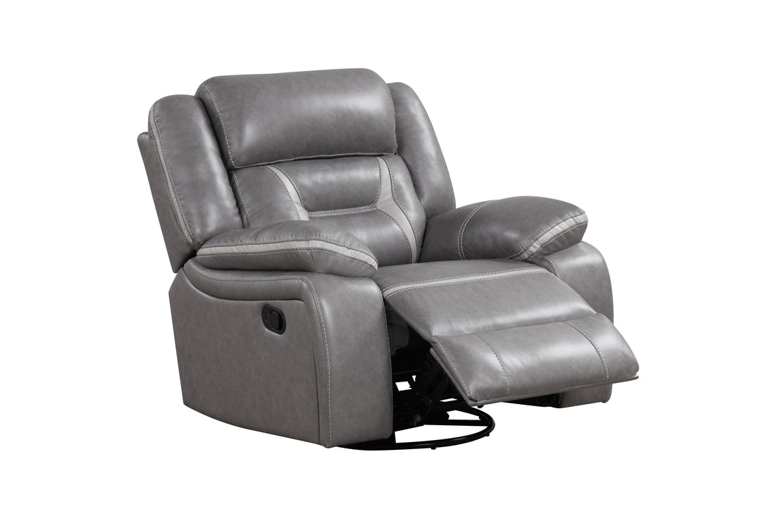 Luka10 Grey OVERSIZED 3PC Reclining Set