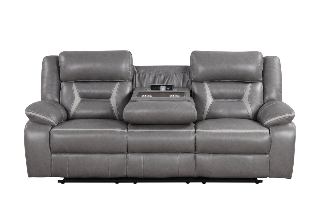 Luka10 Grey OVERSIZED 3PC Reclining Set