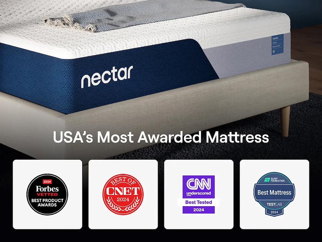 12" Nectar Therapeutic Memory Foam Firm King Mattress