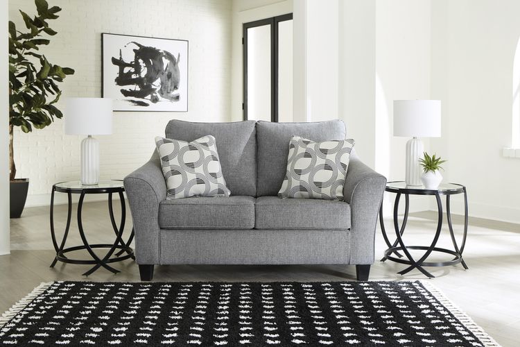 Mathonia Smoke Sofa and Loveseat 51903