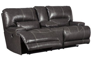 McCaskill Gray POWER Reclining Sofa and Loveseat U60900