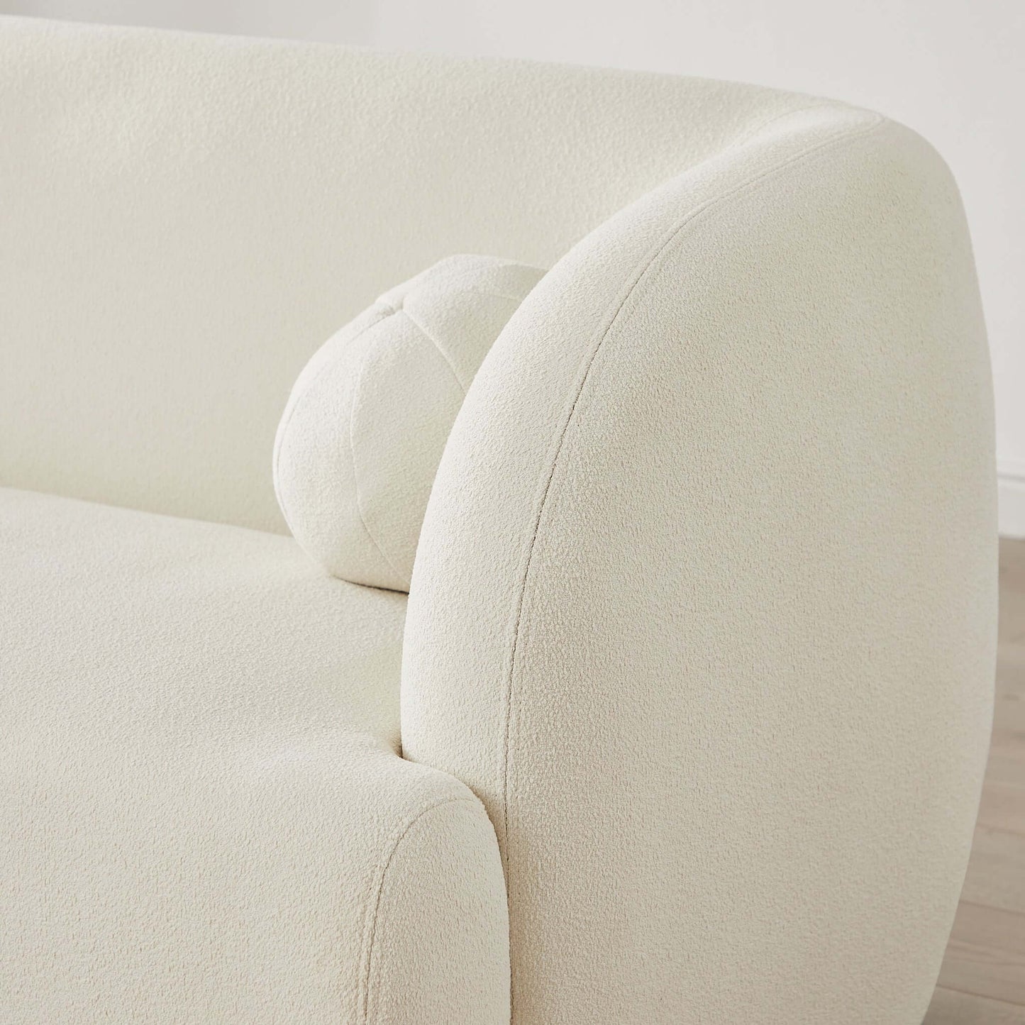 Anna Cream French Boucle Sofa