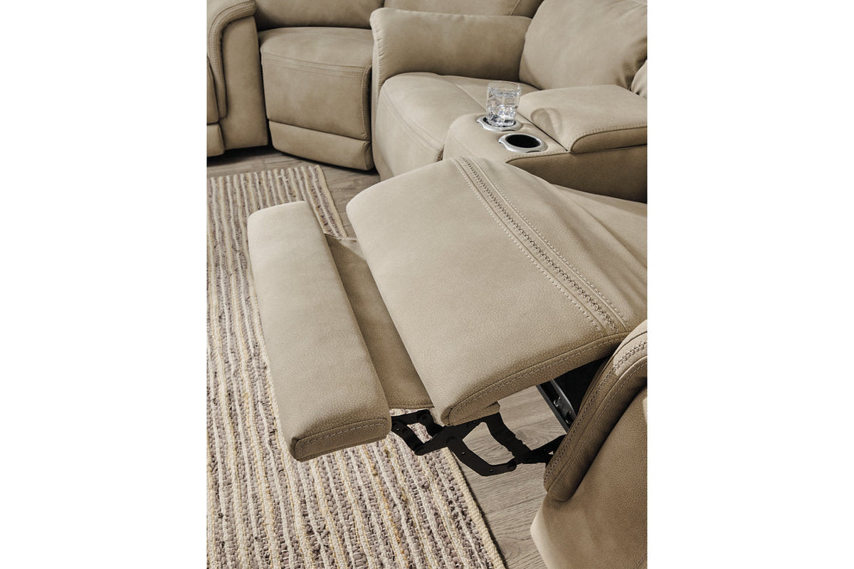 Next-Gen DuraPella Sand POWER 3PcReclining Sectional 59302