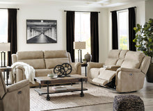 Load image into Gallery viewer, Next-Gen DuraPella Sand POWER Reclining Sofa and Loveseat 59302