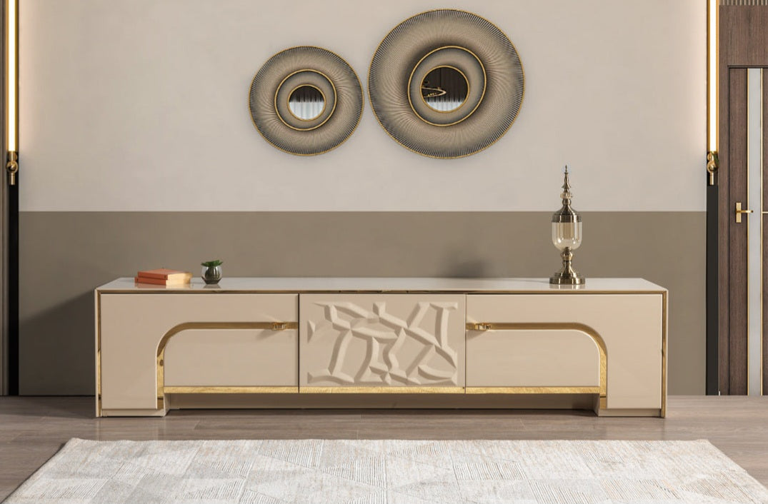 Helena Ivory Tv Stand – Harwin Furniture