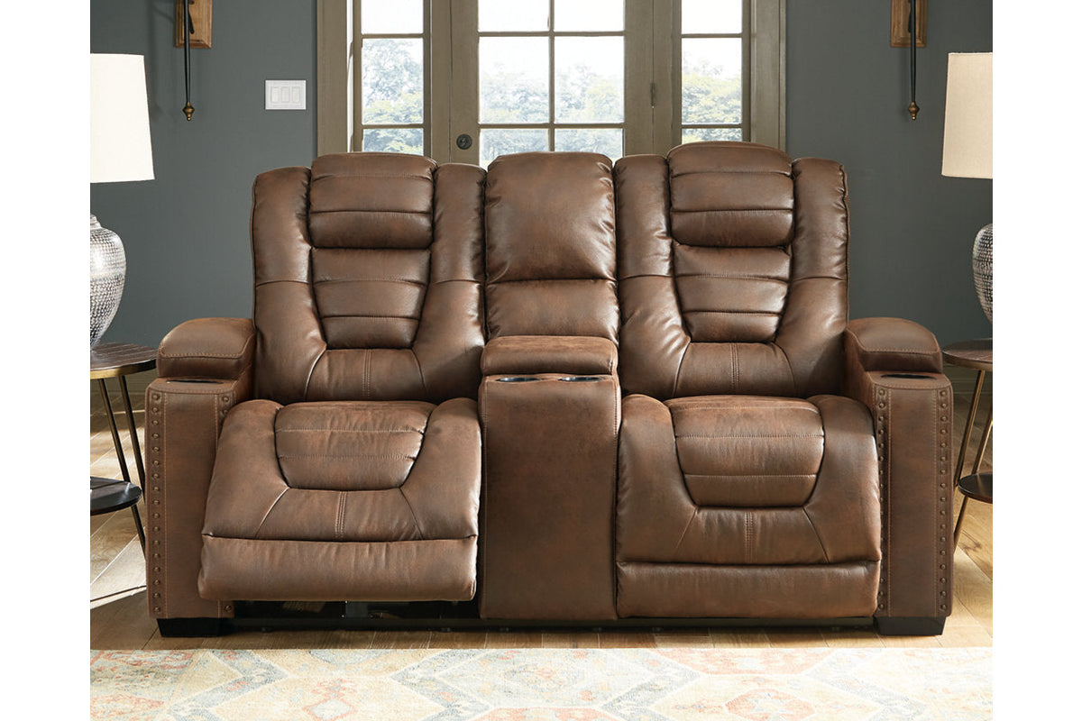 Owner's Thyme Power Reclining Sofa and Loveseat 24505