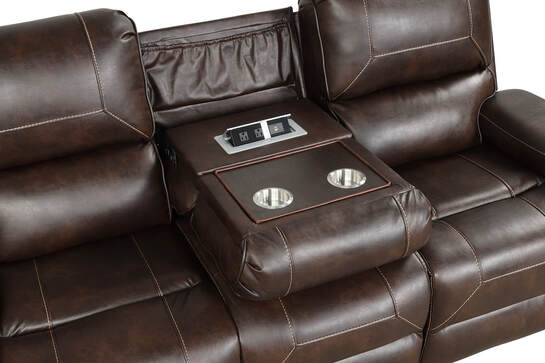 Titan Espresso OVERSIZED 3pc Reclining Set