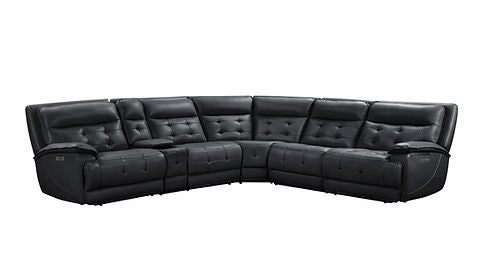 Starlight Black POWER/OVERSIZED Reclining Sectional S8900