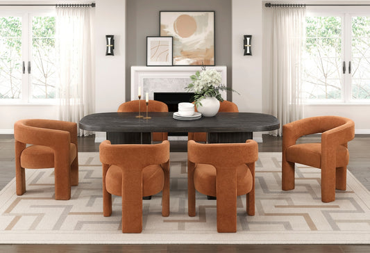 Marais Orange Dining Room Set   6048