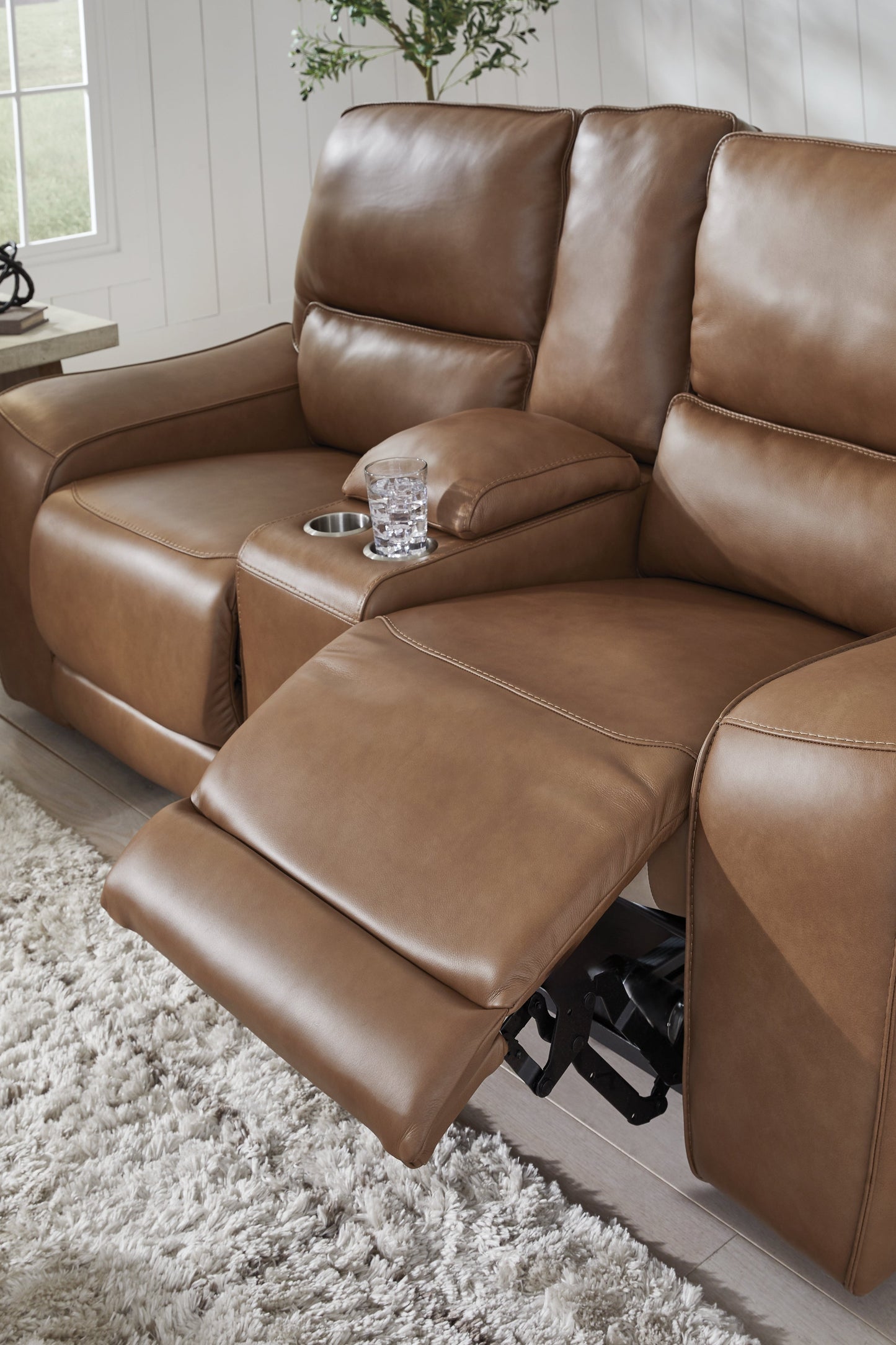 DeepWakes Caramel Power Sofa and Loveseat | PCU6260647