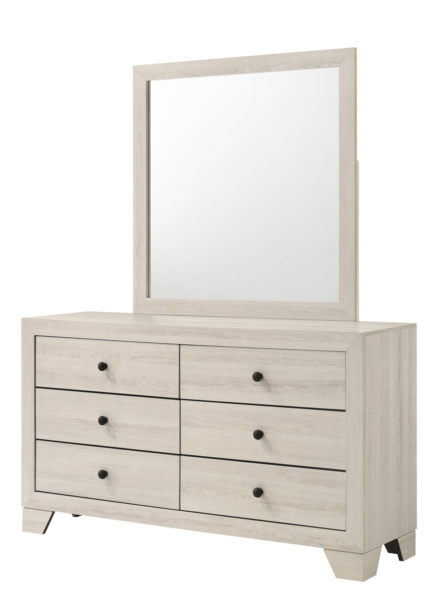 Atticus Youth White Platform Bedroom Set  B6980