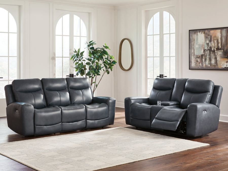 Next Move Admiral POWER Reclining Sofa and Loveseat  | PCU12100