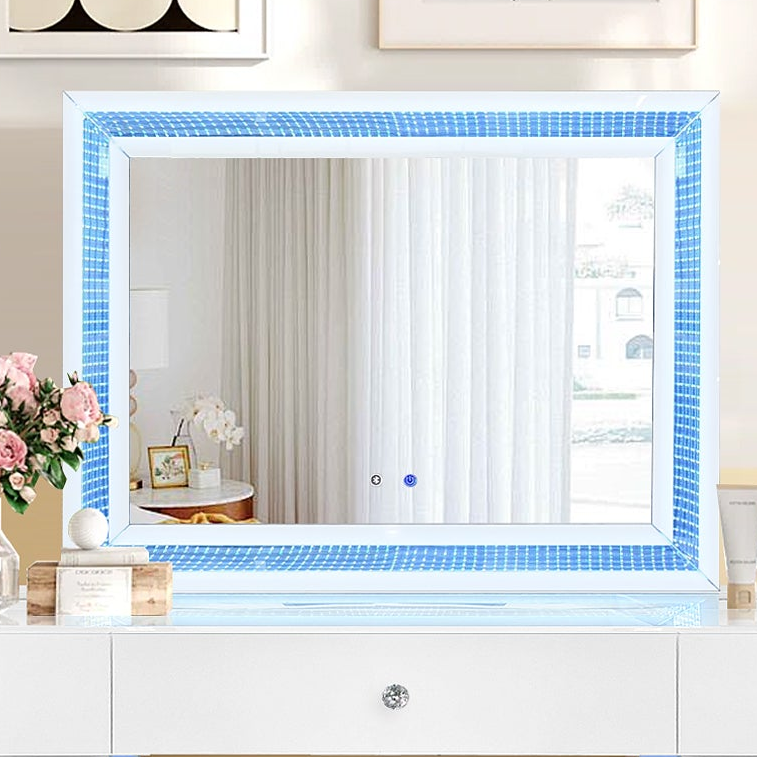 Lily White LED/BLUETOOTH SPEAKERS Luxury Vanity Set